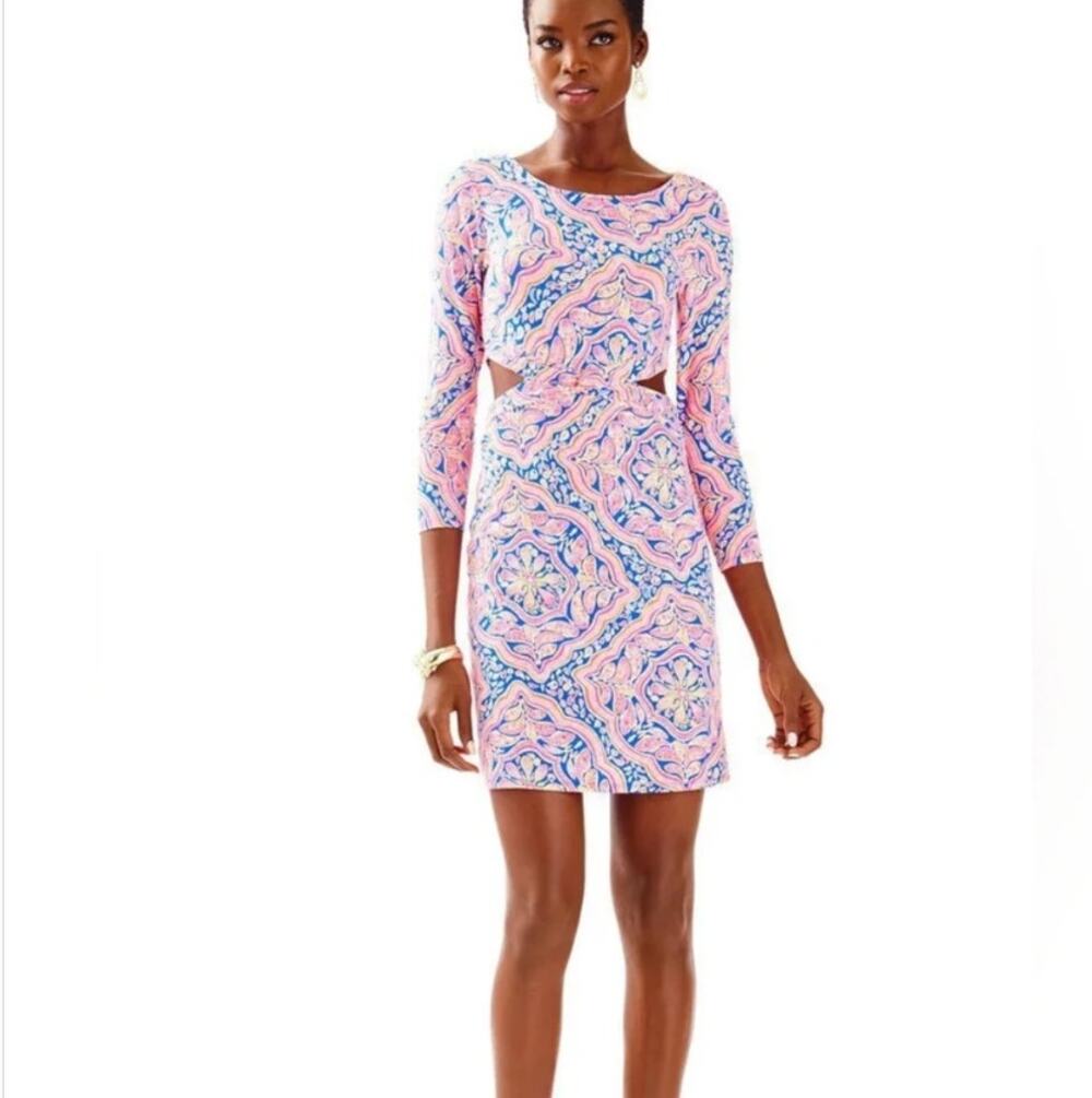 Lilly Pulitzer Pippa Cut-Out Can't Resist Jersey Dress Size S NWT